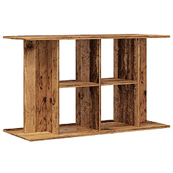 vidaXL Support pour aquarium vieux bois 100x40x60 cm bois d'ingénierie