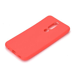 Avis Wewoo Coque Souple Pour Nokia 5.1 Plus Candy Color TPU Case Rouge