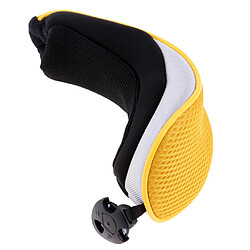 Golf Hybrid UT Club Rescue Head Cover Headcover Avec Numéro Jaune pas cher