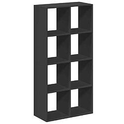 vidaXL Étagère séparatrice de pièce noir 69,5x29x137,5 cm