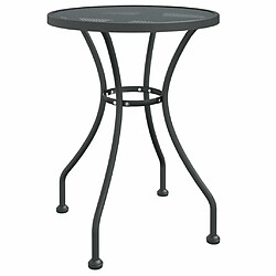 Acheter Maison Chic Mobilier à dîner 5 pcs de jardin - Ensemble table et chaises d'extérieur - Salon/Mobilier de jardin classique Maille Métal Anthracite -MN58531