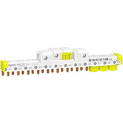 peigne - idt40 - 3p+n - 12 modules - avec connecteur - schneider electric a9xpp712