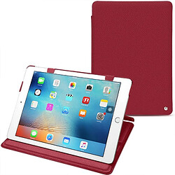 Housse cuir Apple iPad Pro 9.7' (2016) - Rabat horizontal - Rouge passion ( Pantone #a6192e ) - NOREVE