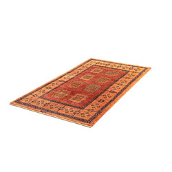 Vidal Tapis de laine 181x101 orange Kashkuli