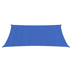 Helloshop26 Voile d'ombrage 160 g/m² 2 x 3,5 m PEHD bleu 02_0009054