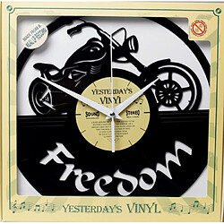 Magneticland Horloge vinyle recyclé FREEDOM