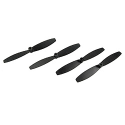 Hélice 4 pièces pour minidrones pour perroquet 3 drone mambo swing rc noir pas cher