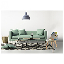 The Home Deco Factory Chaise scandinave Patchwork (Lot de 2) Multicolore. pas cher