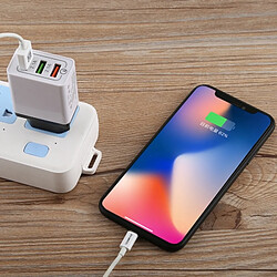 Avis Wewoo Chargeur 2.1A 3 ports USB rapide de voyage, prise européenne (noir)