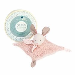 Doudou plat Botanic Lapin rose - Doudou et compagnie