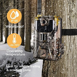 Totalcadeau Caméra de Chasse 4G waterproof à vision infrarouge pas cher