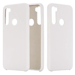 Coque en silicone liquide blanc pour votre Xiaomi Redmi Note 8