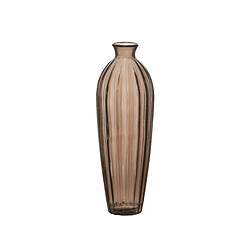 Vase Alexandra House Living Dala Marron verre recyclé 11 x 30 x 11 cm 