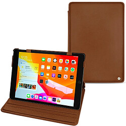 Housse cuir Apple iPad 10.2' - Rabat horizontal - Marron ( Nappa - Pantone #8B4720 ) - NOREVE