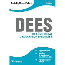 DEES : diplôme d'Etat d'éducateur spécialisé - Occasion