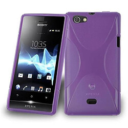 Cadorabo Coque Sony Xperia MIRO Etui en Mauve