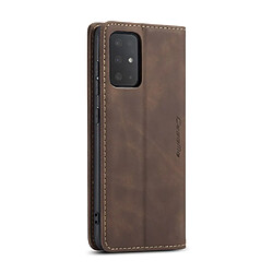 Acheter Caseme Etui en PU flip auto-absorbé marron foncé pour votre Samsung Galaxy S20/S11e