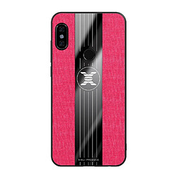 Wewoo Coque Souple Pour Xiaomi Redmi Note 5 XINLI étui de protection en TPU antichoc Texture Rouge