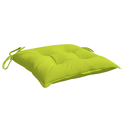 Acheter vidaXL Coussins de palette lot de 4 vert brillant 50x50x7 cm