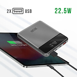 Acheter Powerbank 20000mAh 2 USB-C 100W + 2 USB 22.5W 4smarts Enterprise Slim Gris