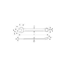 Irimo - Clé mixte 20 mm en vrac - 25-20-2