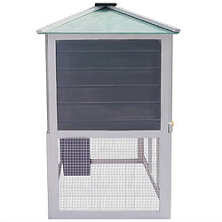 Avis vidaXL Cage double pour animaux Bois