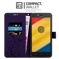 Cadorabo Coque Motorola MOTO C PLUS Etui en Mauve