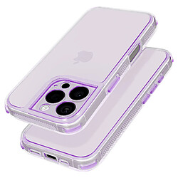 Avizar Coque pour iPhone 16 Pro Coins Antichoc Bumper Violet