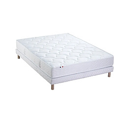 Idliterie Ensemble Matelas Ressorts 5 Zones ETOILE + Sommier - Made in France