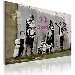 Paris Prix Tableau Imprimé Old School - Banksy 40x60cm