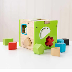 KidKraft Cube trieur de formes 13,1 x 13,1 x 12,7 cm 63247