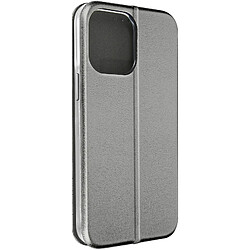 Avizar Housse pour iPhone 14 Pro Max Porte-carte Support Vidéo Design élégant Gris