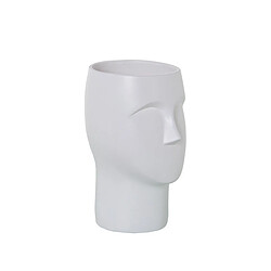 Avis Vase Alexandra House Living Blanc Céramique Visage 12 x 12 x 22 cm