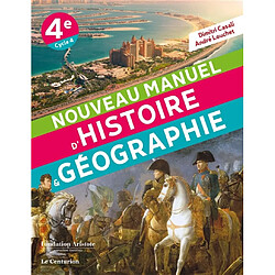 Nouveau manuel d'histoire & géographie 4e, cycle 4 - Occasion