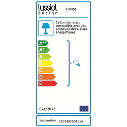 Lussiol Suspension Louxor Ø 42 cm Rouille