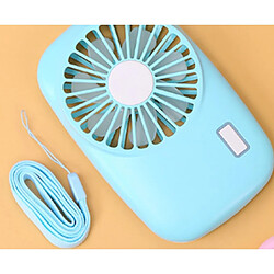 Acheter Mini Ventilateur de Caméra Ultra-mince Portable Créatif Mini Ventilateur USB Rechargeable Silencieux Portable - Bleu