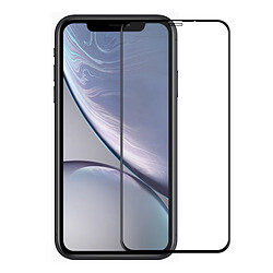 Wewoo Film de verre trempé pour écran complet incurvé 0.26mm 9H 6D pour iPhone XR (Noir)