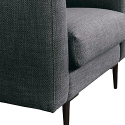 Acheter MAISON AUBERTIN Fauteuil Caruso Tissu Gris foncé 1 Place