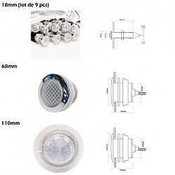 Desineo kit éclairage étanche ip68 couleur [à composer]