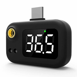 Avis Justgreenbox Mini thermomètre infrarouge intelligent portatif sans contact avec téléphone portable intelligent - T6112211958576