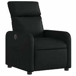 Avis Maison Chic Fauteuil Relax pour salon, Fauteuil inclinable électrique Noir Similicuir -GKD12206