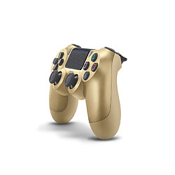 YP Select Manette sans fil WJS Ps4 avec manette Bluetooth à double vibration pour PlayStation 4 Pro télécommande de jeu Doré