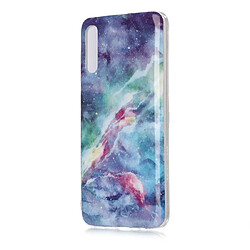 Wewoo Coque Souple Pour Galaxy A70 Motif de dessin coloré Fabrication IMD Etui de protection en TPU ciel bleu