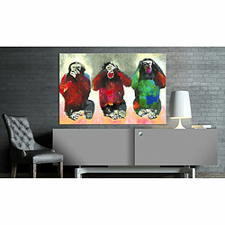 Paris Prix Tableau Imprimé Three Wise Monkeys 40 x 60 cm