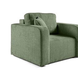 Acheter Bestmobilier Miro - fauteuil en velours texturé