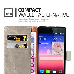 Avis Cadorabo Coque Huawei ASCEND P7 Etui en Marron