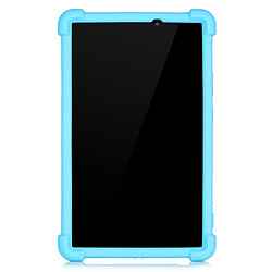 Coque en silicone avec béquille bleu clair pour votre Huawei MatePad T8