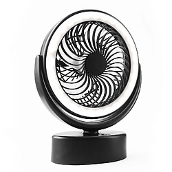 Acheter JJBRDZ - Ventilateur Portable Rechargeable, Ventilateur de Bureau à Piles de 3000 mAh à Clipser avec Lumière LED, petit ventilateur USB à Rotation de 360 Degrés