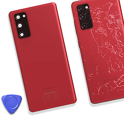 Acheter Samsung Vitre arrière pour Samsung Galaxy S20 FE Original Service Pack Rouge