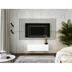 Acheter 3XELIVING Meuble TV suspendu, D: l : 100 cm, H : 34 cm, P : 32 cm BLANC MAT